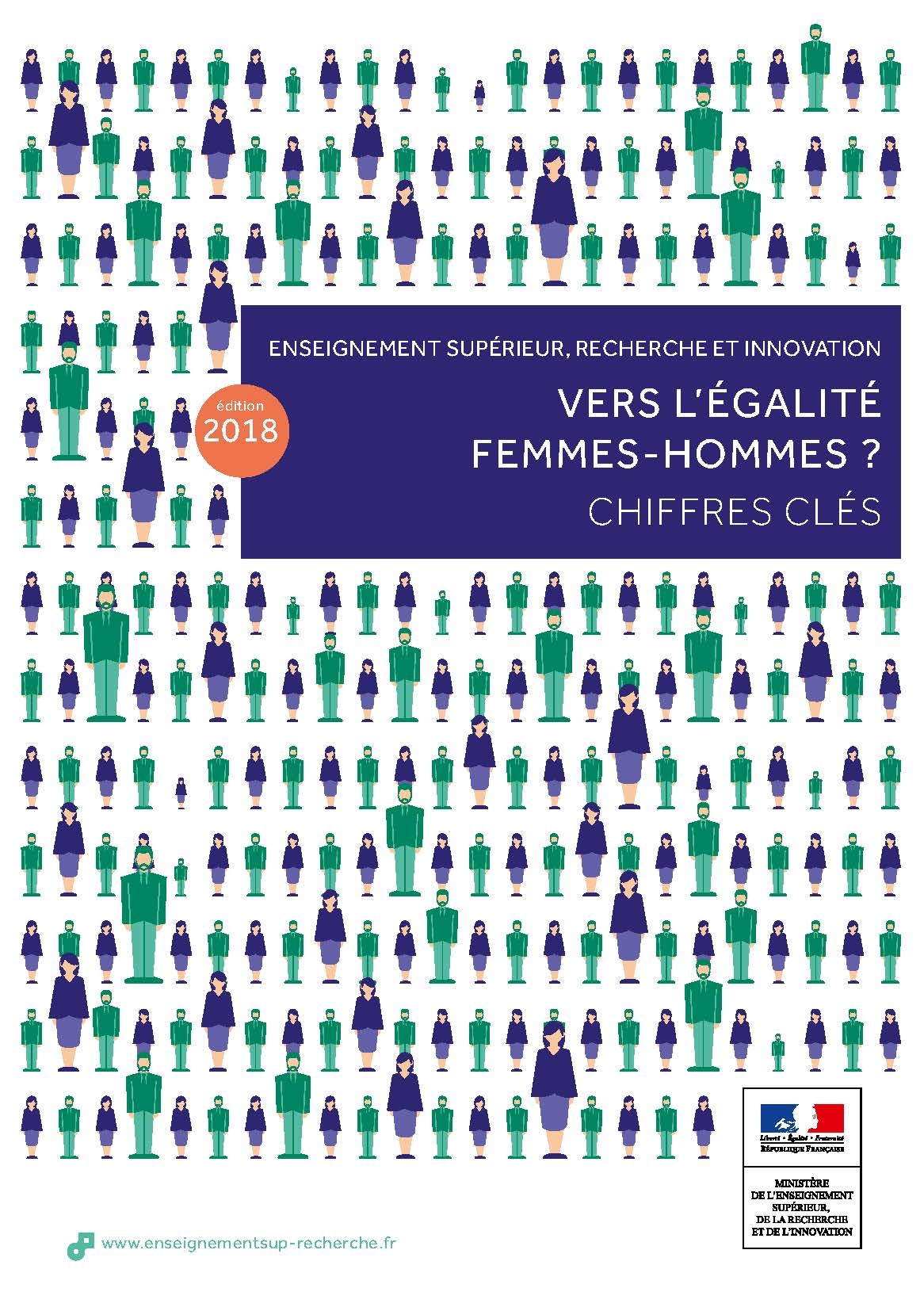 Vers l’égalité femmes-hommes - Chiffres clés 2018 - Couverture
