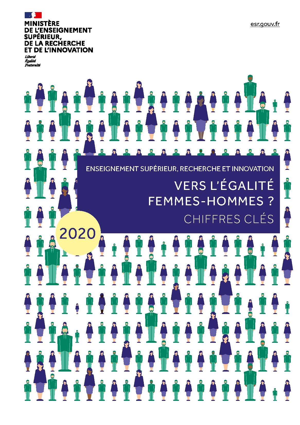Vers l’égalité femmes-hommes - Chiffres clés 2020 - Couverture
