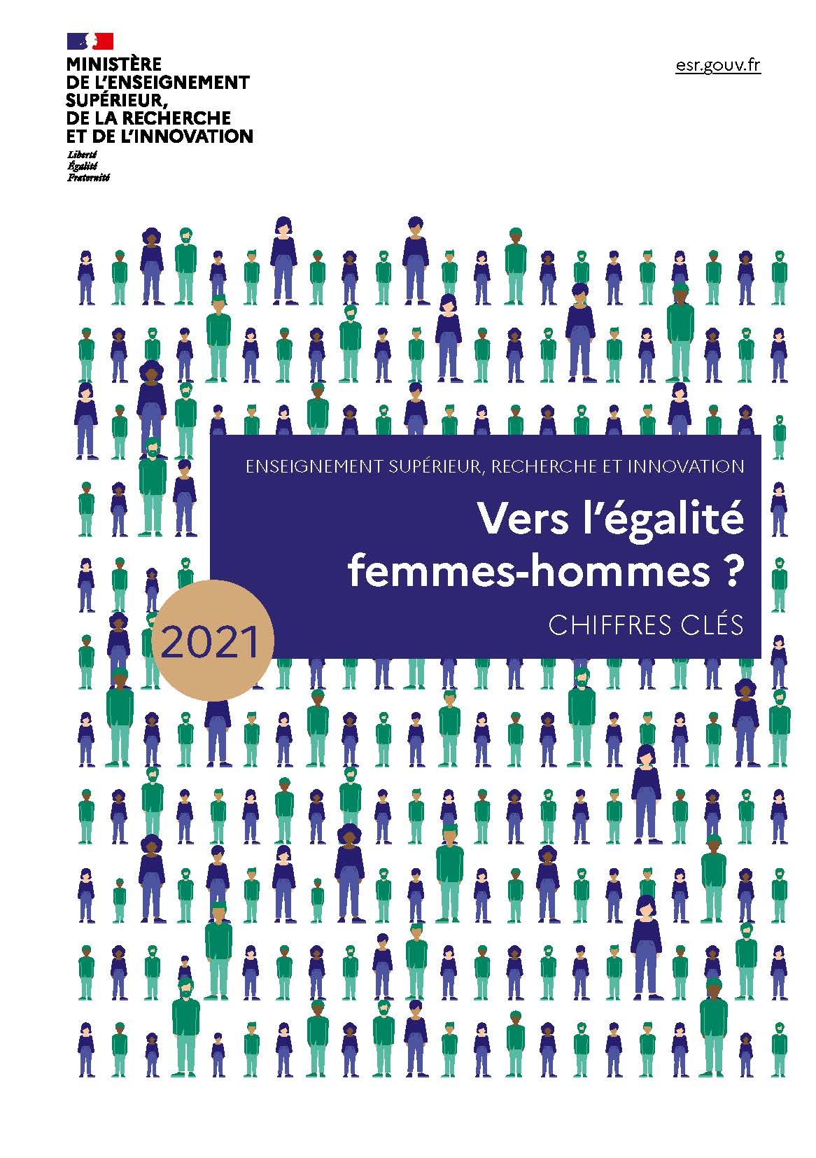 Vers l’égalité femmes-hommes - Chiffres clés 2021 - Couverture
