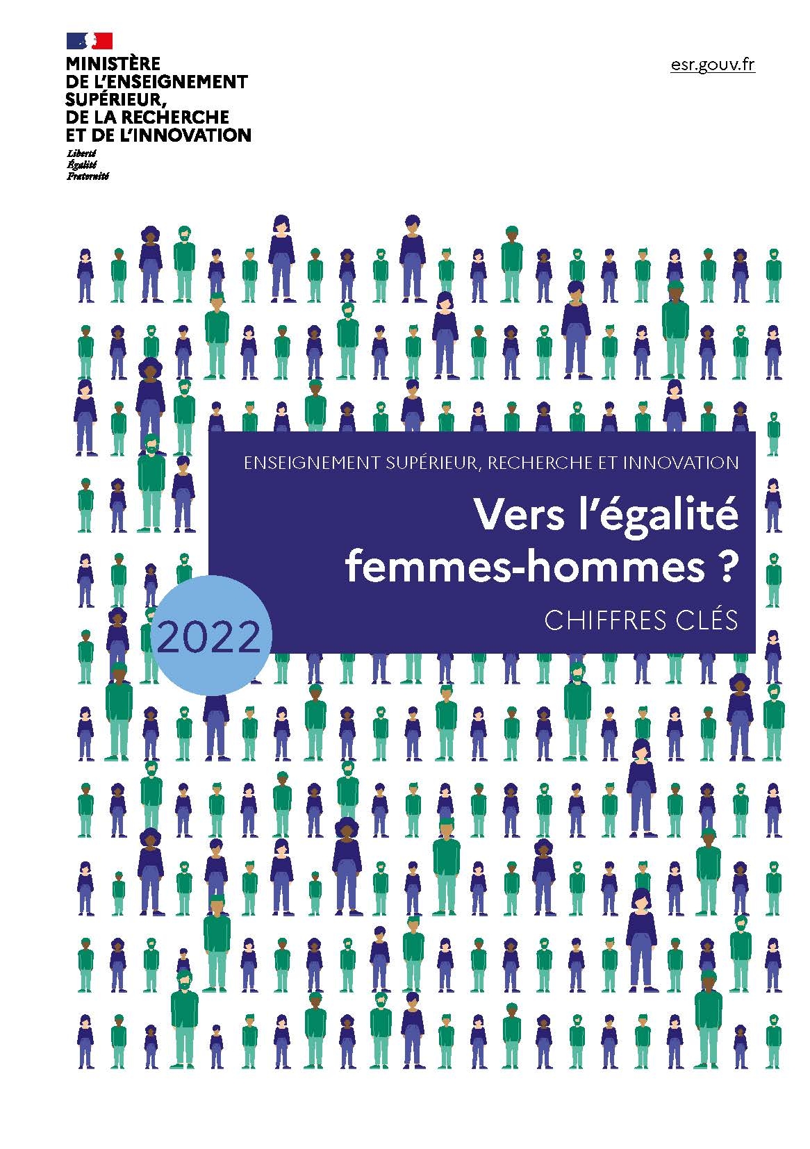 Vers l’égalité femmes-hommes - Chiffres clés 2022 - Couverture