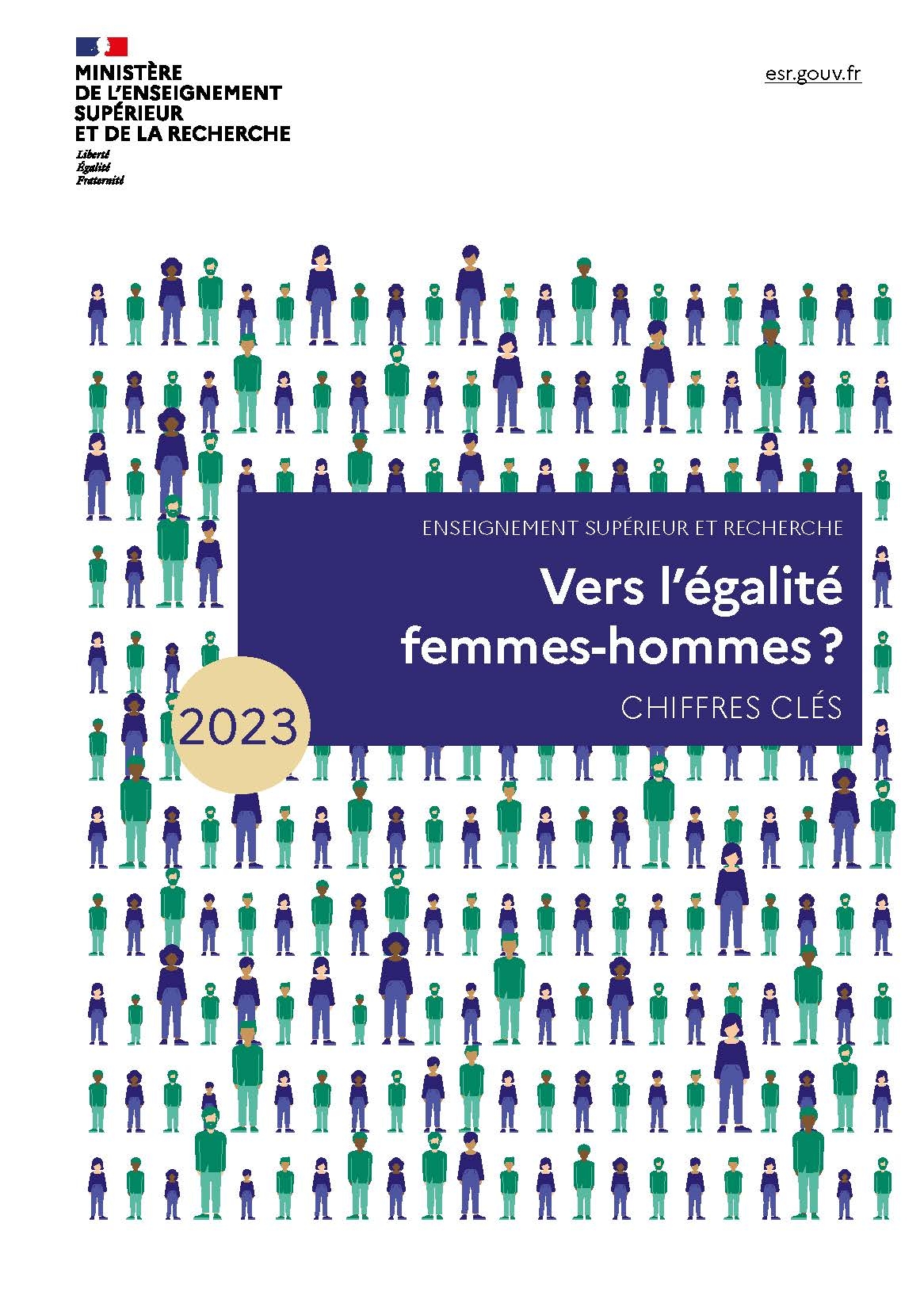 Vers l’égalité femmes-hommes - Chiffres clés 2023 - Couverture
