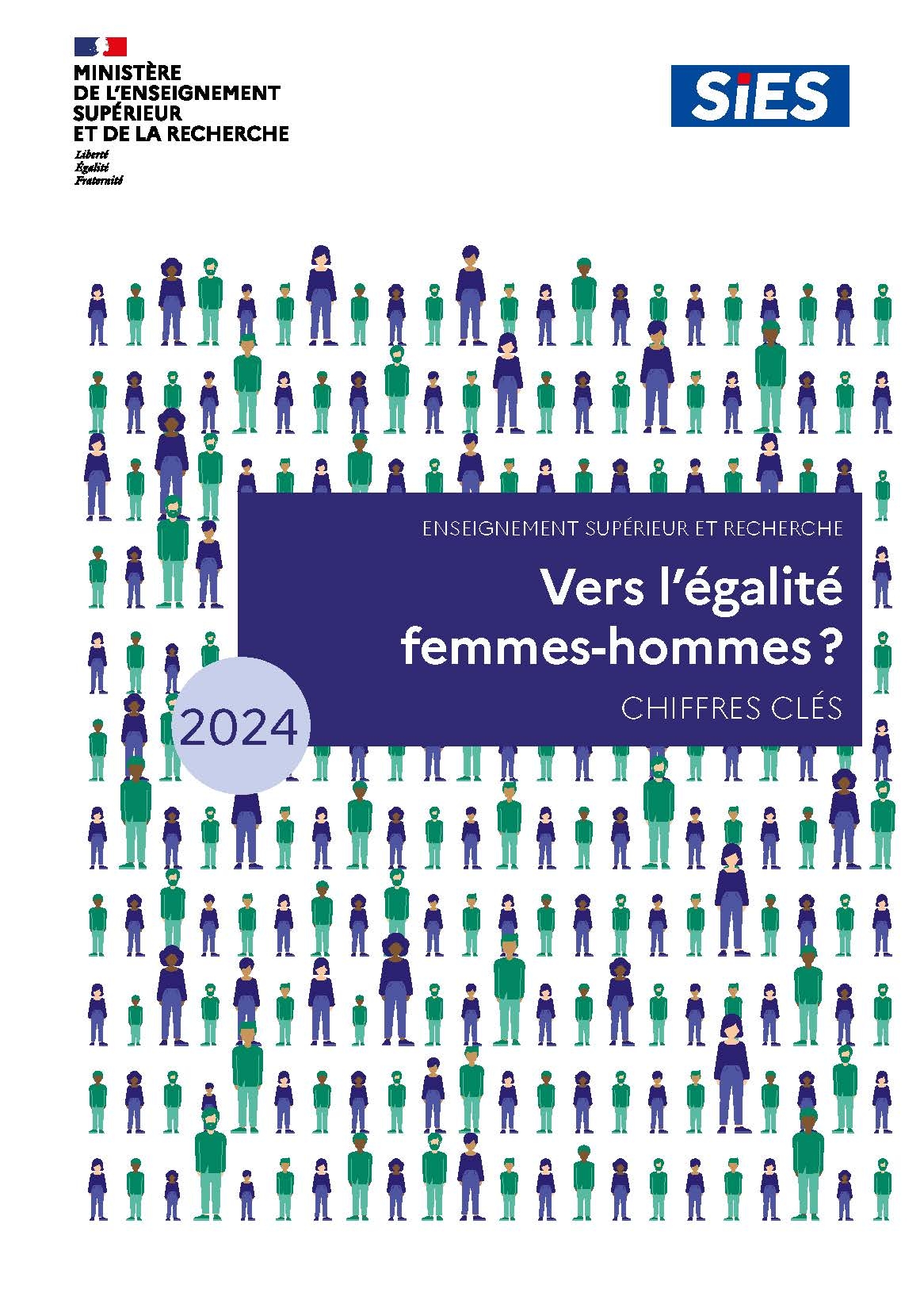 Vers l’égalité femmes-hommes - Chiffres clés 2024 - Couverture