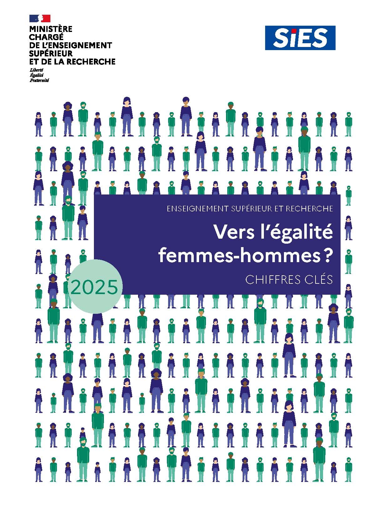 Vers l’égalité femmes-hommes - Chiffres clés 2025 - Couverture