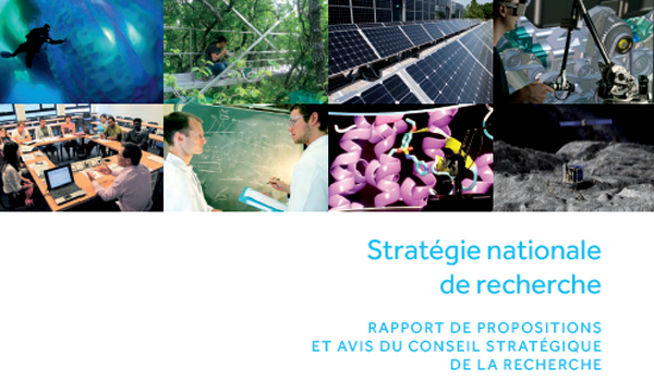 Rapport de propositions : StratÃ©gie nationale de recherche