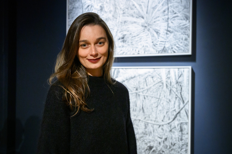 Portrait de Lucile Soussan à l'Académie des beaux-arts