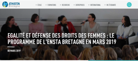 Ensta Bretagne&nbsp;: Egalité et défense des droits des femmes