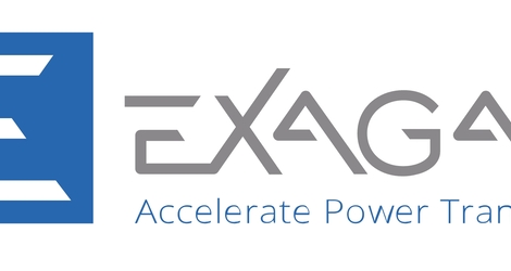 logo Exagan, Accelerate Power Transition