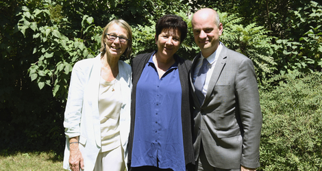 Françoise Nyssen, Frédérique Vidal et Jean-Michel Blanquer