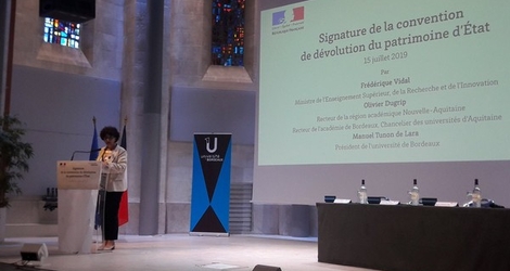 Discours de Frédérique Vidal à Bordeaux