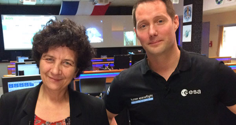 Frédérique Vidal et Thomas Pesquet