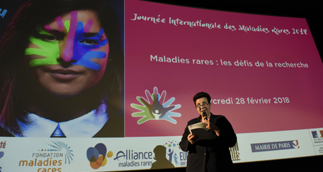 Intervention de Frédérique Vidal au Village des maladies rares