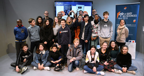 Remise du prix Le goût des sciences