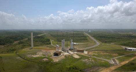 Ensemble de lancement ELA 3 du centre spatial guyanais