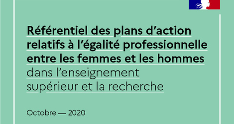 Référentiel des plans d'action relatifs à l'égalité professionnelle entre les femmes et les hommes dans l'enseignement supérieur et la recherche