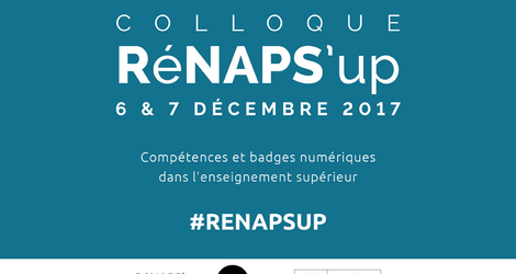 Colloque RéNAPS'up "Compétences et badges numériques dans l'enseignement supérieur