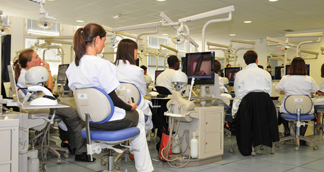 Etudiants en chirurgie dentaire 