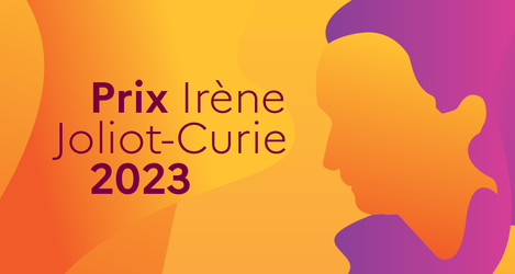 Identité visuelle du Prix Irène Joliot-Curie 2023