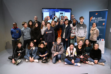 Remise du prix Le goût des sciences