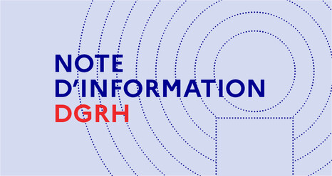 Note d'information de la DGRH