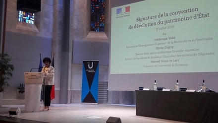 Discours de Frédérique Vidal à Bordeaux