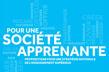 Rapport StraNES : Pour une société apprenante - Propositions pour une stratégie nationale de l'enseignement supérieur