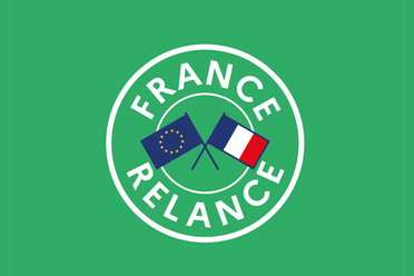 logo france relance  fond vert