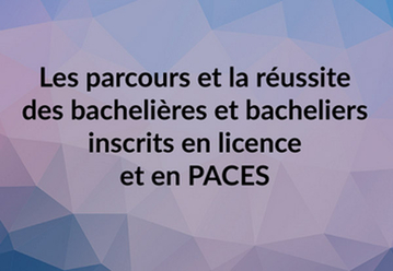 Les parcours et la réussite des bachelières et bacheliers inscrits en licence et PACES